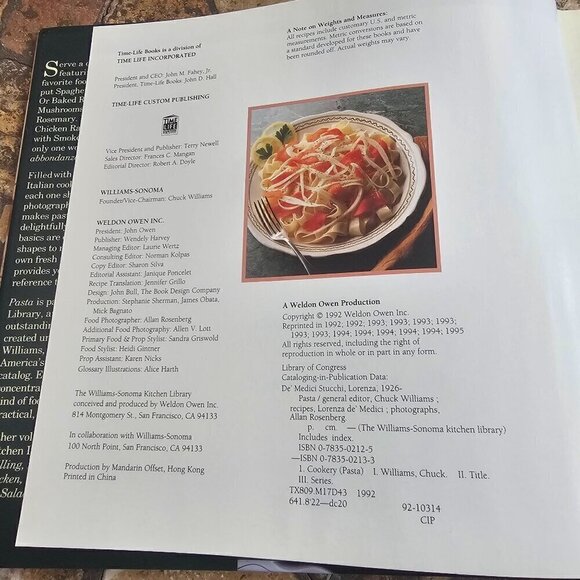 Williams-Sonoma Kitchen Library Pasta Cookbook, Small Hardcover - Picture 4 of 7